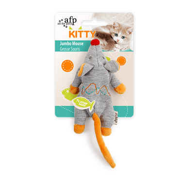 Kitty - Jumbo Mouse - Grey
